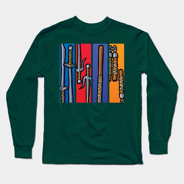 Choose Your Weapon Long Sleeve T-Shirt by binarygod